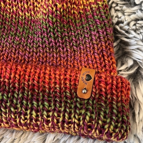 Handmade Knit Winter Cozy Beanie - Picture 2 of 3